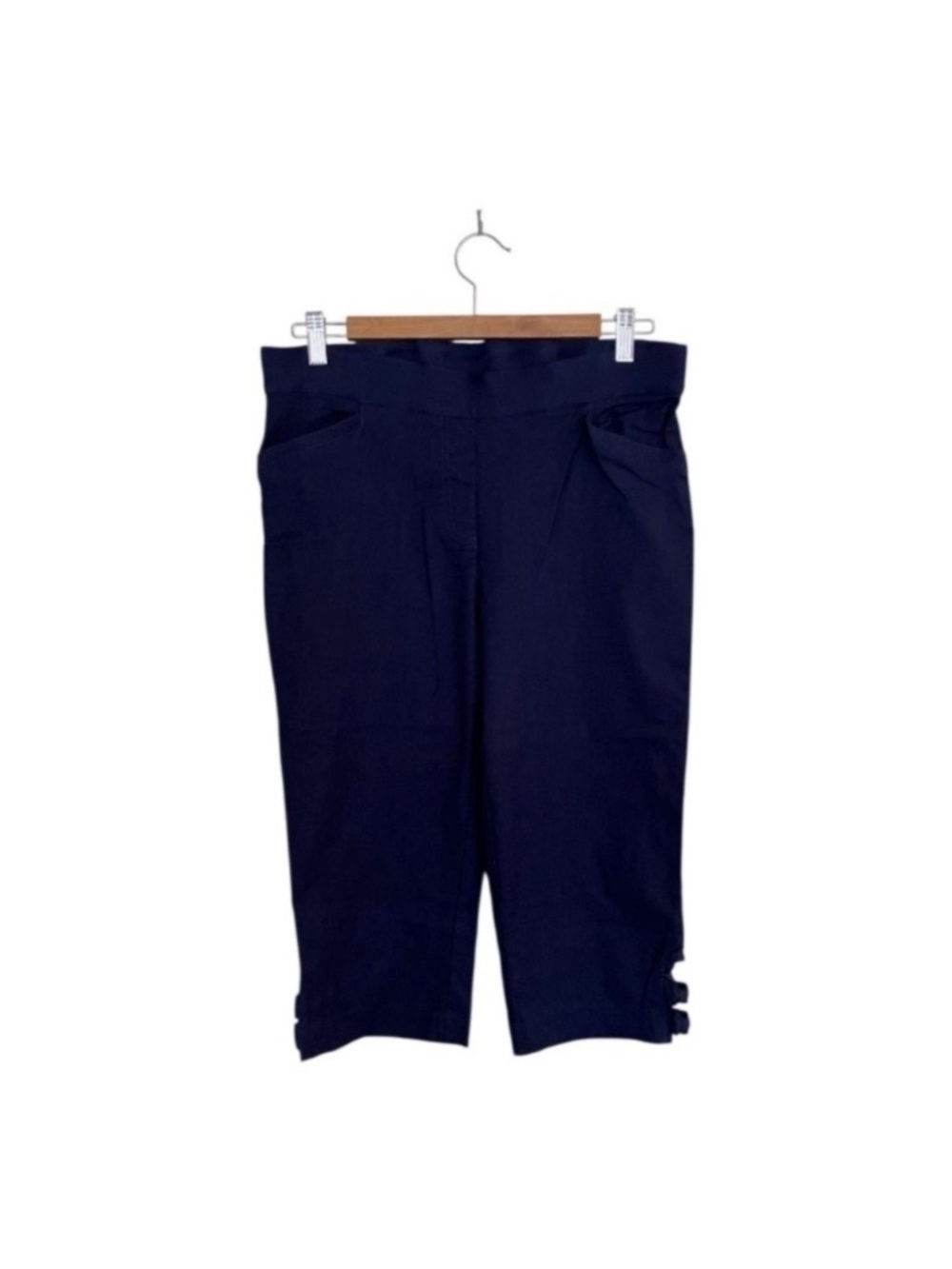 Passport Navy Blue Capri Pants size L
